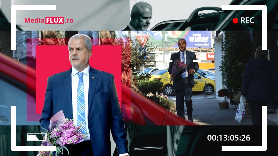 Adrian Năstase un veșnic purtător al bunelor maniere. Politicianul a mers personal să cumpere flori pentru doamna Ambasador a Republicii Franceze în România | VIDEO PAPARAZZI