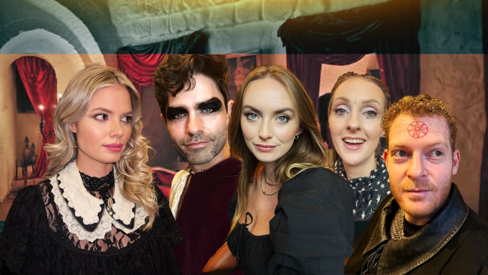 EXCLUSIV FOTO | Actorii de la Hollwood petrecere tematică într-un hotel de lux din Brașov. Adrian Grenier din Entourage Jordan Roemmele și Gillian Jacobs din Walk of Shame costumați de Halloween