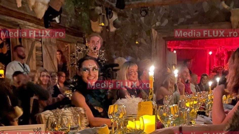 SINGURELE IMAGINI de la petrecerea de la stâna Sergiana din Poiana Brașov. Miliardari și actori în costume de excepție dansuri lascive și lăutari FOTOVIDEO