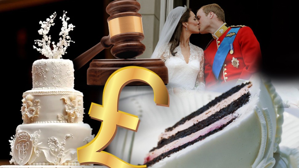 O felie din tortul de nuntă al lui William și Kate va fi scoasă la licitație. Cât va costa aceasta