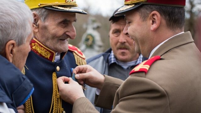 Veteranul de război Irod Moisă a împlinit 100 de ani. E singurul militar român din Garda Regală rămas în viaţă