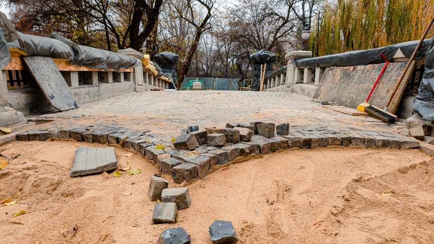 Lucrările la Parcul Cișmigiu continuă intră în renovare și Teatrul de Vara Nicolae Bălcescu