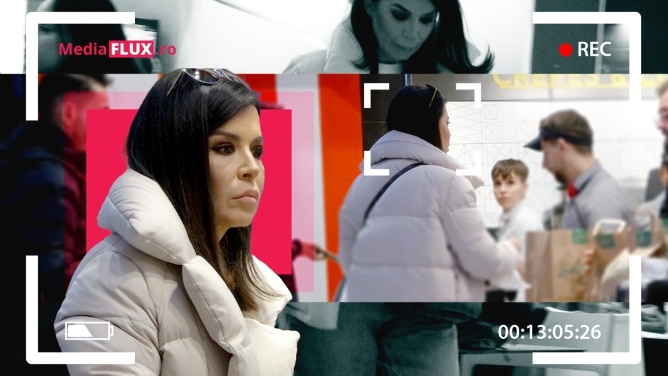 Simona Pătruleasa gătește de la... mall. Cum a fost fotografiată vedeta Kanal D | VIDEO PAPARAZZI