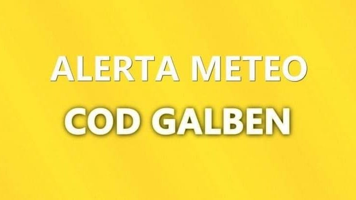 Cod galben ANM de vreme rea în mai multe județe. Cum va fi vremea în următoarele zile