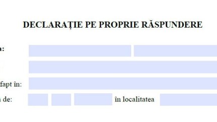 Răsturnare de situație din ianuarie. Aceștia sunt românii obligați să depună declarația pe propria răspundere