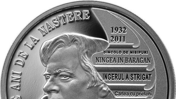 Banca Naţională a României lansează o monedă din argint cu tema 90 de ani de la naşterea lui Fănuş Neagu