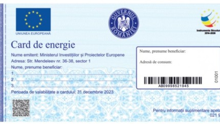 Modificări pentru beneficiarii cardurilor de energie. Cine trebuie să completeze o declarație nouă până la 1 februarie