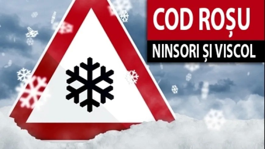 Ciclon polar în Europa Avertizări meteo Cod roșu de ger și vijelii în mai multe țări. Nici România nu scapă