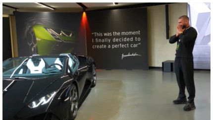Dorian Popa încă un vis împlinit. Lamborghini de 300.000 de euro noua mașină din garajul vloggerului | VIDEO