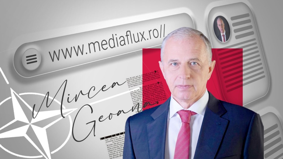 Mircea Geoană secretarul general adjunct al NATO are rubrică de opinii și analiză pe Mediaflux.ro