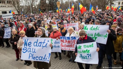 Proteste puternice la Chișinău Pro Rușii au ieșit în stradă dar se lovesc de contraofensiva partidului aflat la guvernare
