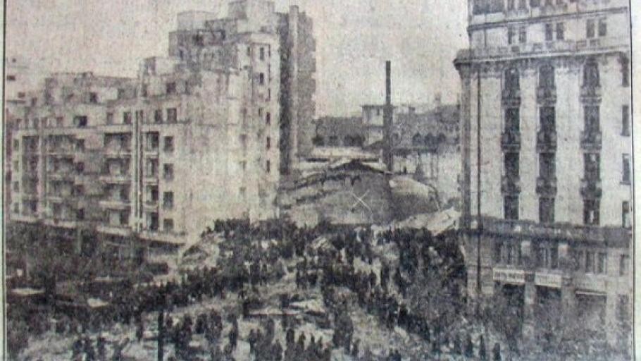 Blocul Carlton faimoasa construcție din București care s-a prăbușit la cutremurul din 1940. Un sinistru cavou...