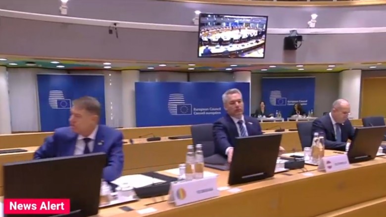 Karl Nehammer între Klaus Iohannis și președintele Bulgariei la Consiliul European. Răsturnare de situație privind aderarea la Schengen