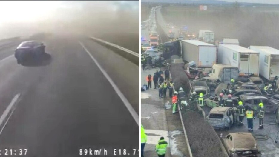 Carambol uriaș în Ungaria Zeci de victime printre care și trei români după ce cinci TIR-uri și 37 de mașini s-au ciocnit