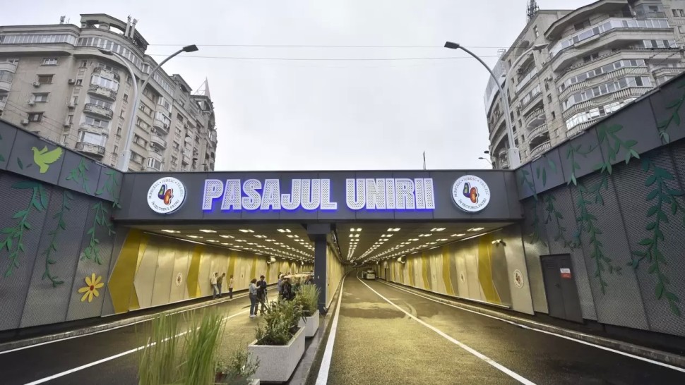 Se modifică accesul în Pasajul Unirii după accidentele grave din ultimele luni porți de gabarit benzi rezonatoare și camere video
