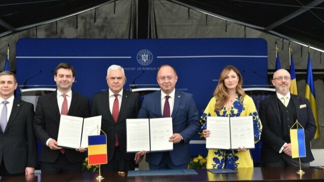Declaraţie comună semnată de România Ucraina și R. Moldova pentru integritatea teritorială a țărilor vecine