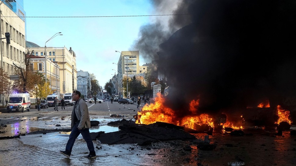 Kievul zguduit de explozii. Nou val de lovituri aeriene ale Rusiei asupra Ucrainei