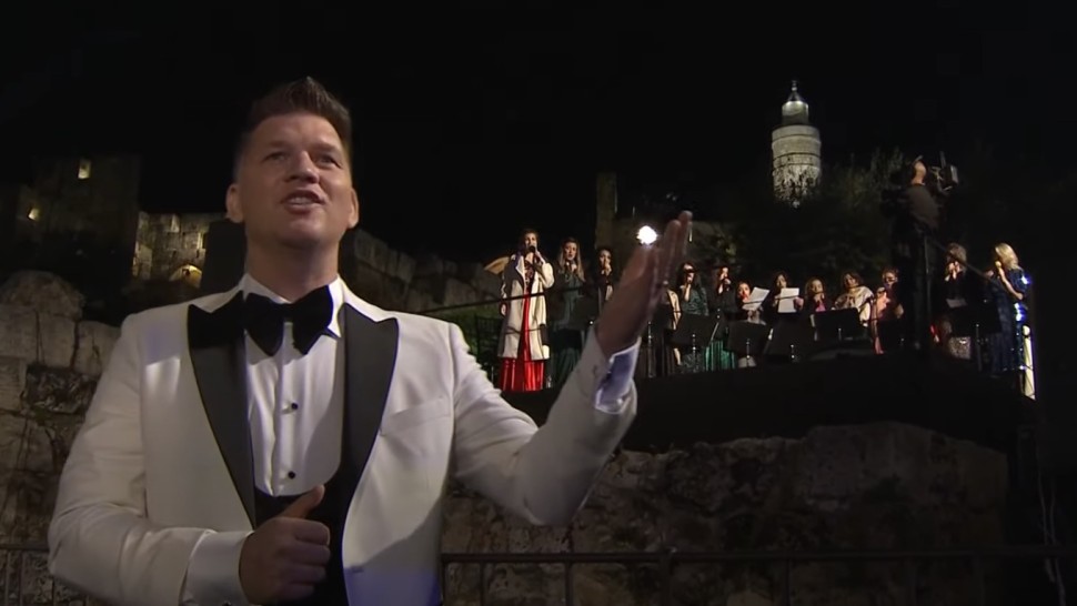 Super-concert românesc de Înviere la Ierusalim. Ce artiști a dus George Doca acasă la Iisus | VIDEO