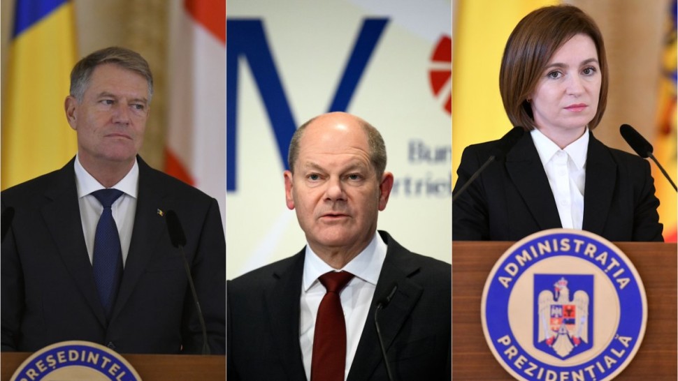 Cancelarul Olaf Scholz vizită în România. Întâlniri cu Iohannis Ciucă și Maia Sandu