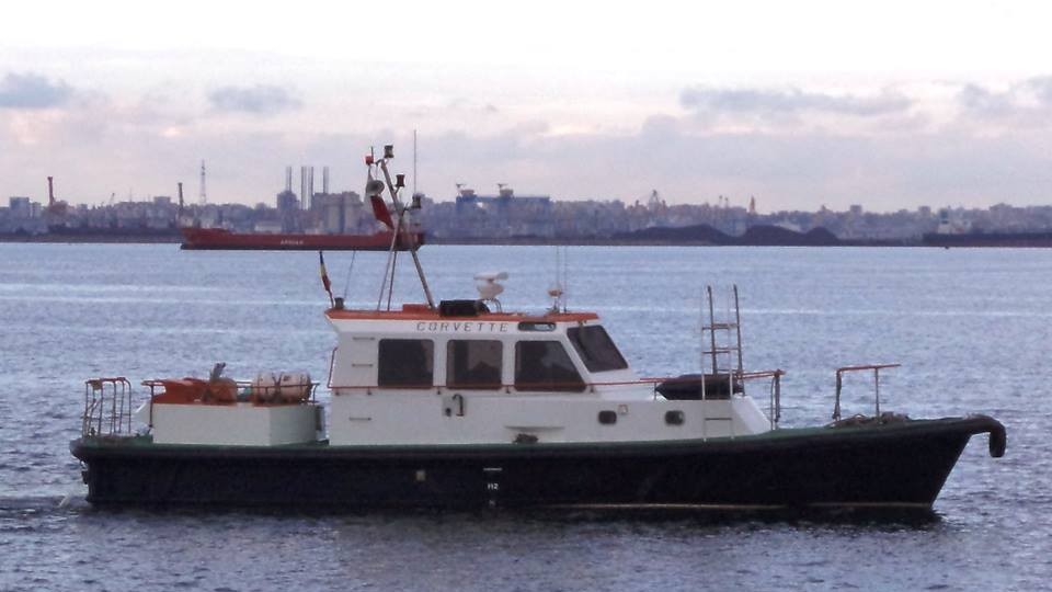 România a primit o navă pentru supravegherea traficului pe Canalul Sulina. Are 30 de ani si trebuie reparata