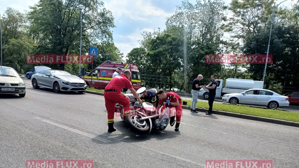 Breaking News. Fiica lui Eduard Uzunov unul dintre cei mai bogați români a accidentat un motociclist în București | FOTO  VIDEO