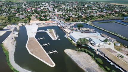 Investiție de peste 20 de milioane de lei într-o comună cu 4000 de locuitori. Cum arată noul port din Jurilovca