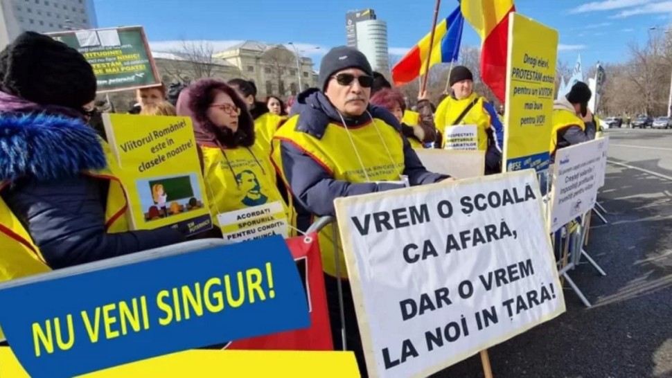 Sindicatele din învățământ nu renunță la proteste Nicolae Ciucă anunță majorarea salariilor din educație