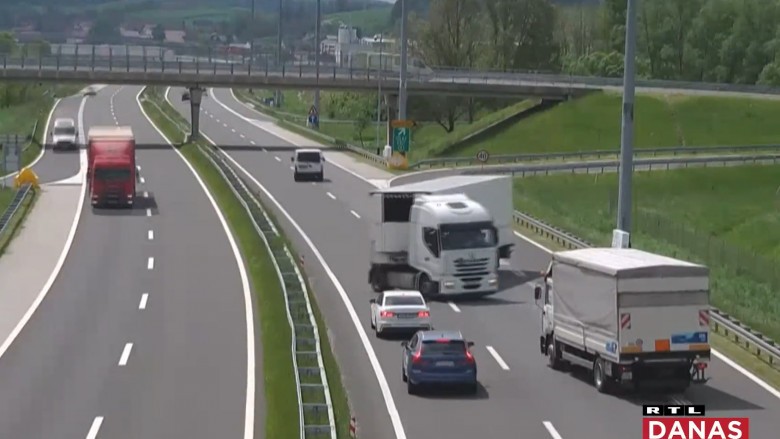 Haos total provocat de un român pe o autostradă din Croația. Șoferul de TIR riscă închisoarea