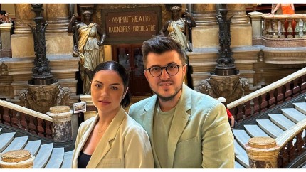 Iuliana și Costin Ghinea Prestige Orchestra au petrecut o vacanță de vis la Paris | POZE EXCLUSIV