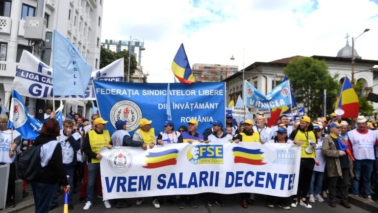 A treia săptămână de grevă în educație. Condițiile profesorilor pentru a renunța la protest