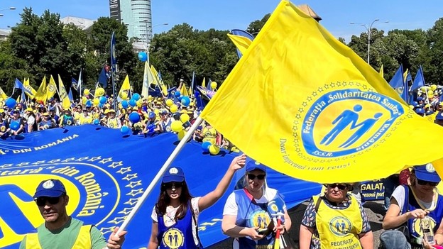 O nouă acțiune de protest Sindicaliştii Solidaritatea Sanitară pichetează unităţile sanitare fără să întrerupă activitatea