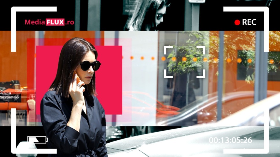 Andreea Berecleanu nu dă doi bani pe caniculă. O tratează cu... negru | VIDEO PAPARAZZI