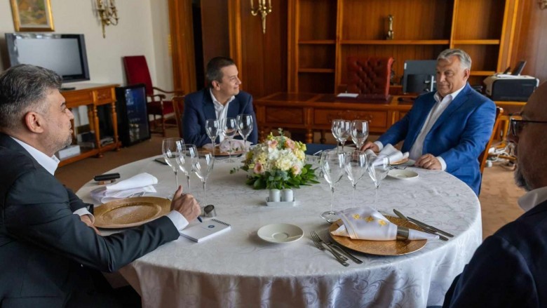 Ce au discutat Ciolacu și Viktor Orban la prânzul privat TGV între București și Budapesta