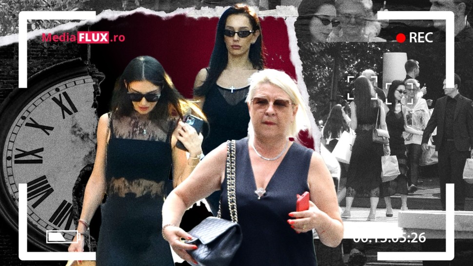 PAPARAZZI EXCLUSIV | Și bogații plâng. Parastas de lux pentru fostul Rege al ochelarilor. Rochiile negre cu dantelă ale surorilor Opticris FOTOVIDEO