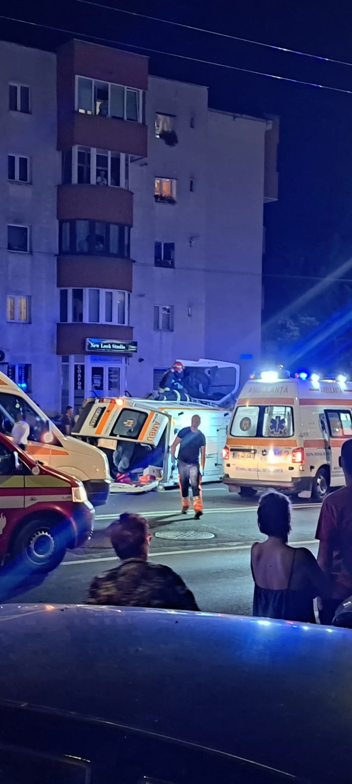 Accident ambulanță Brașov