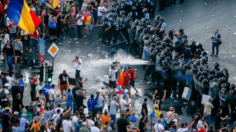 Protest în Piața Victoriei. 7 ani de la violențele din 10 august dosarul încă nesoluționat