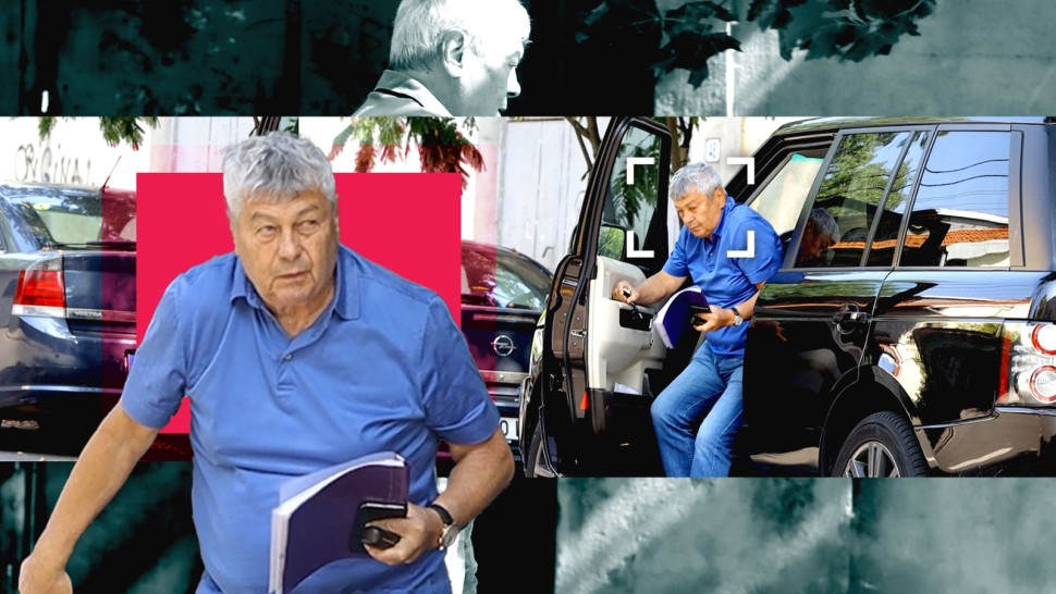 EXCLUSIV PAPARAZZI. Marele antrenor Mircea Lucescu a renunțat la șofer și conduce din nou. Are aceeași mașină de 11 ani | VIDEO