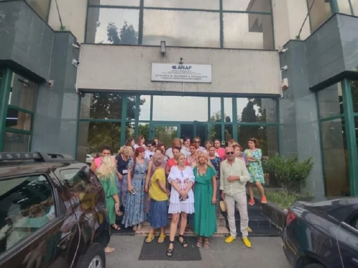 Proteste ANAF în București