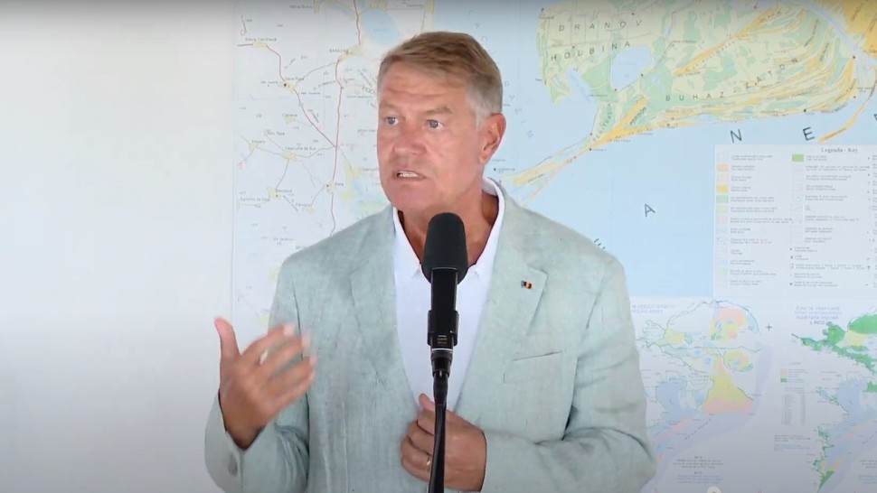 Din mijlocul Deltei Iohannis îi dă premierului Ciolacu soluția pentru deficit. Cum putem lua banii de la UE | VIDEO