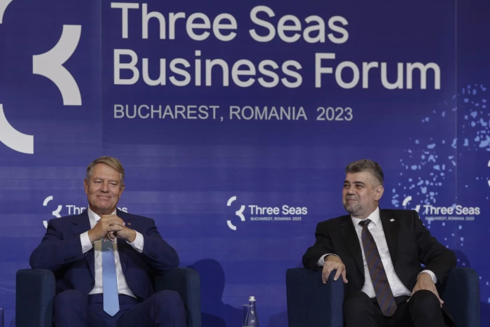 Klaus Iohannis și Marcel Ciolacu