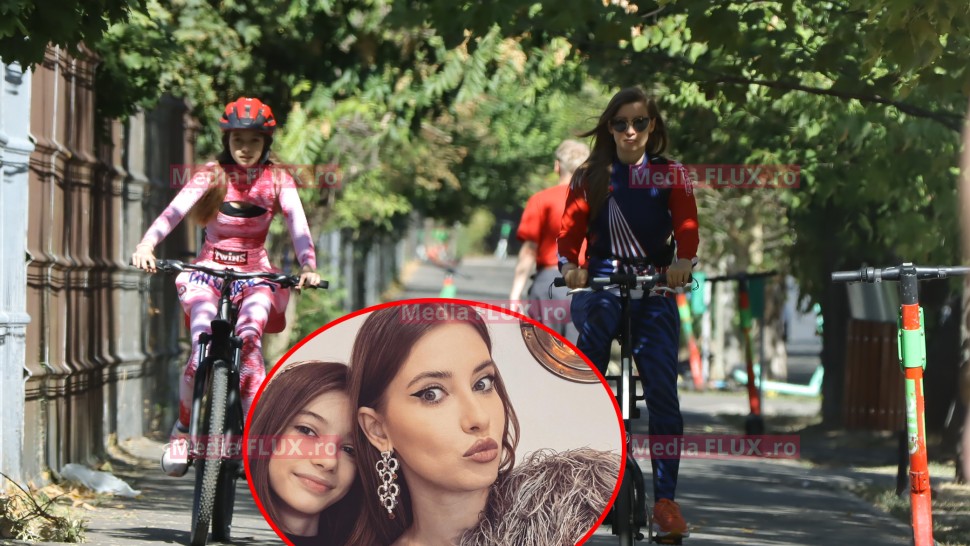 Iulia Albu pe bicicletă cu Mika. Primele imagini după America Express | FOTO MEDIAFLUX