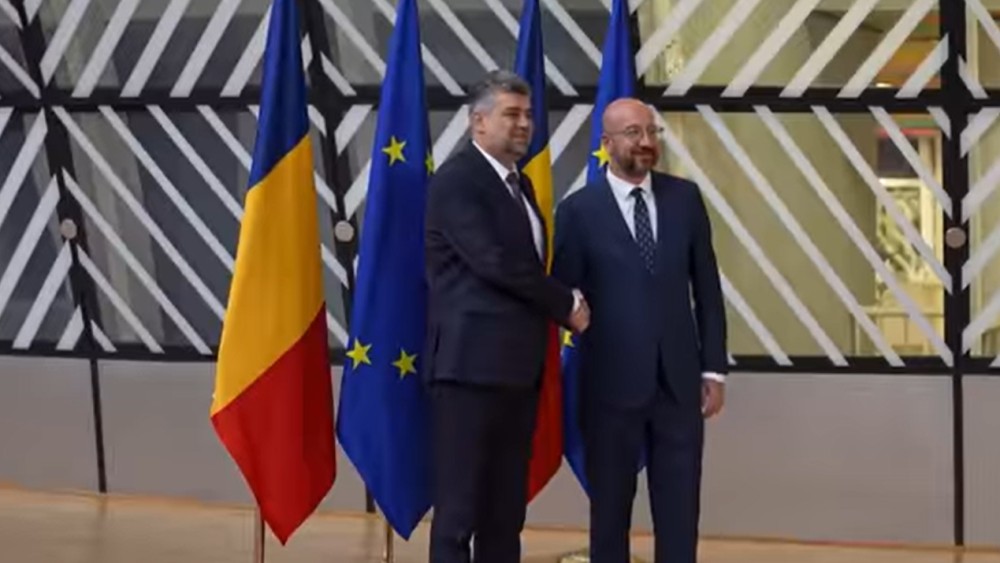 Marcel Ciolacu vizită oficială la Bruxelles Premierul negociază situația României cu Ursula Von der Leyen Charles Michel şi Roberta Metsola | VIDEO UPDATE
