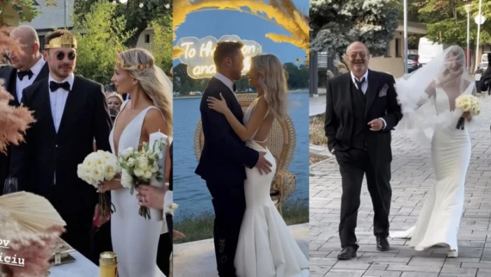Ana Baniciu, Ana Odagiu și Ioana Ginghină au fost mirese în acest weekend. 