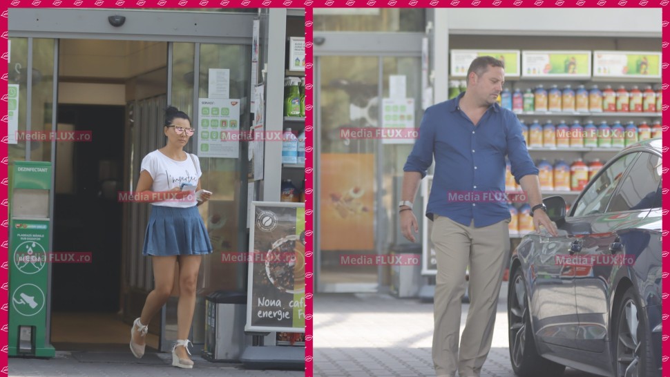 Cum a fost răsfățată Corina Caragea de domnul ei în... benzinărie | IMAGINI PAPARAZZI