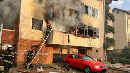 Explozie într-un bloc din Sibiu. Două persoane au fost ucise 20 evacuate de urgență