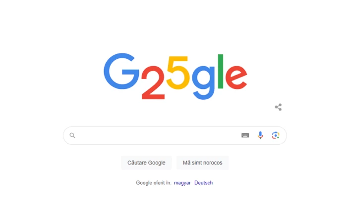 Motorul de căutare Google împlinește miercuri 25 de ani de existență