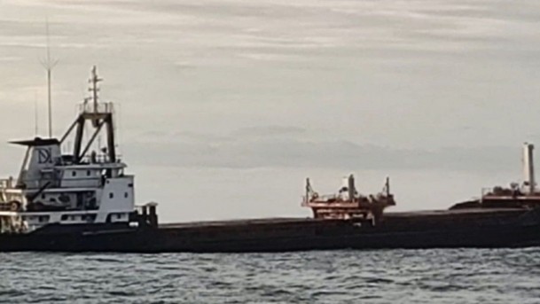 O navă a explodat între Sulina și Canalul Bîstroe la granița României