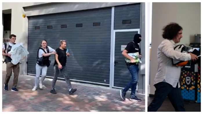 Părinții lui Vlad Pascu la sediul DIICOT