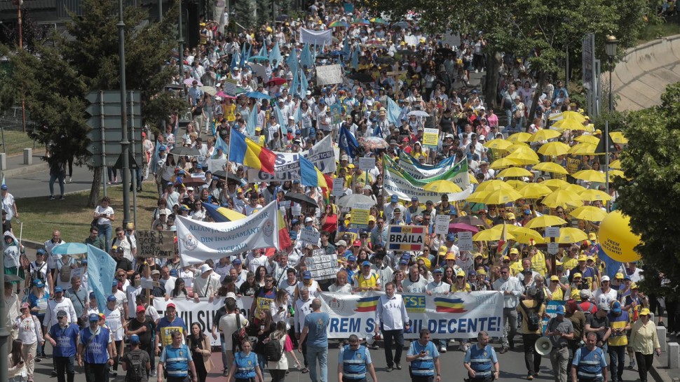 Weekend cu proteste în București. Pentru ce se iese în stradă