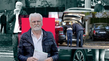 EXCLUSIV Dinu Gheorghe cunoscut drept Dinu Vamă accident auto în București după ce nu a acordat prioritate Ambele mașini au fost avariate VIDEO PAPARAZZI